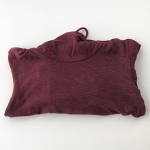 Bershka Burgundy Hoodie